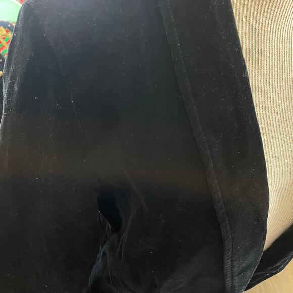 Vintage Black Velvet Blazer Women’s Size 10 Dark Academia - Picture 6 of 9